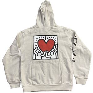 Talentless  Sweatshirt Hoodie Men's S Heart Graphic Pocket Front